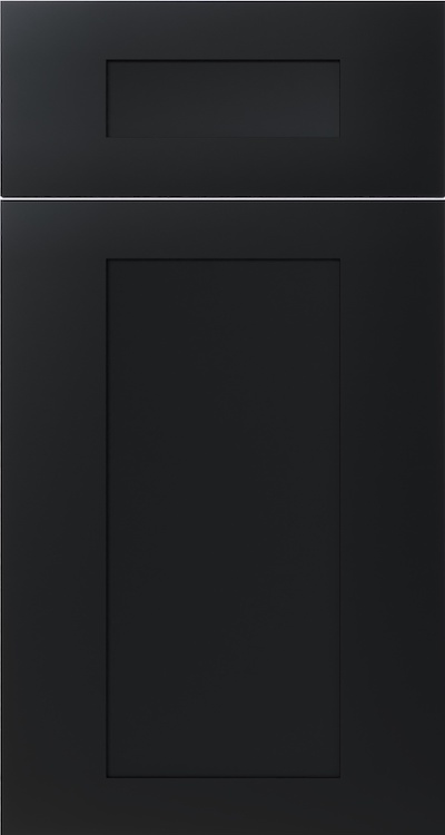 Iron Black shaker cabinet door